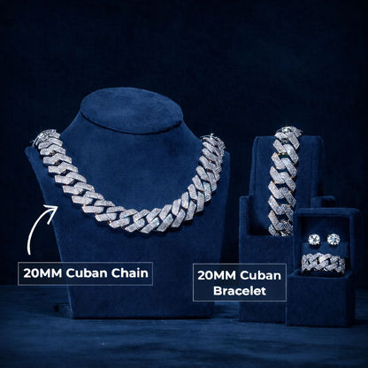 The Deadbolt- VVS ICED OUT Cuban Set