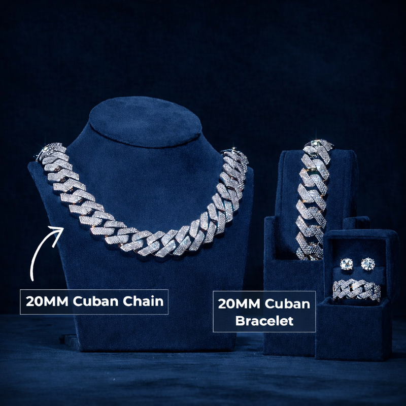 The Deadbolt- 18K VVS Cuban Link Chain